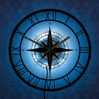 Compass-Dial Wall Clock