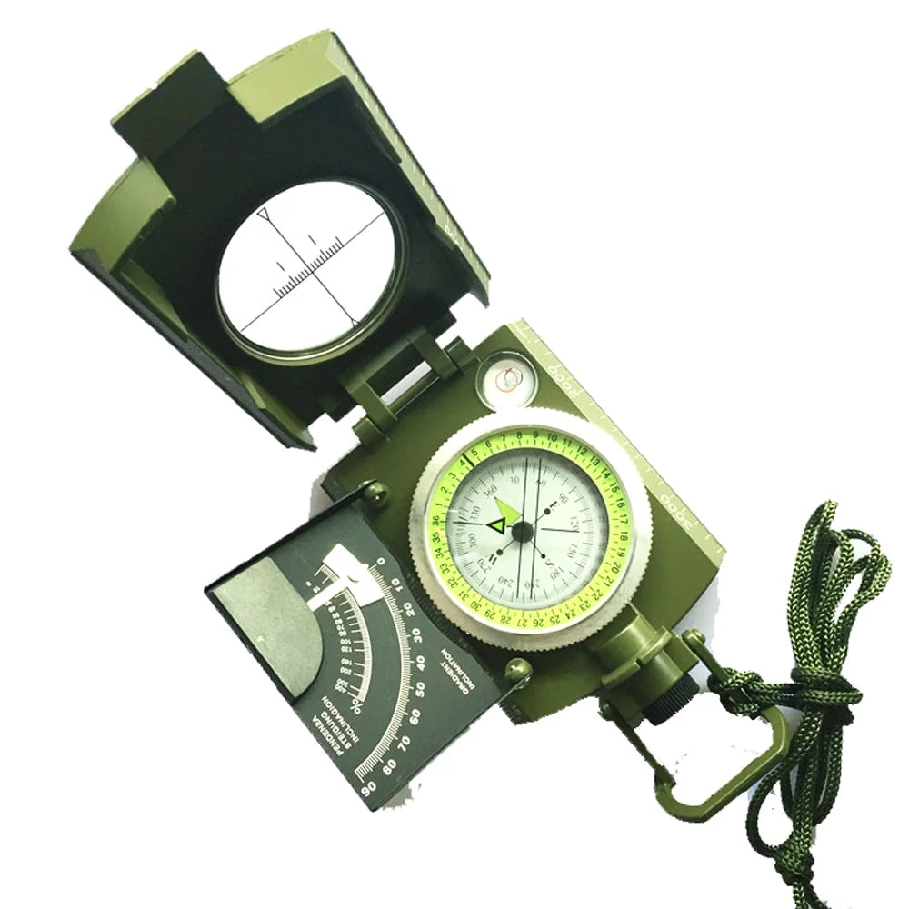 Compass | Waterproof Metal Multifunctional | Calculator & Protractor