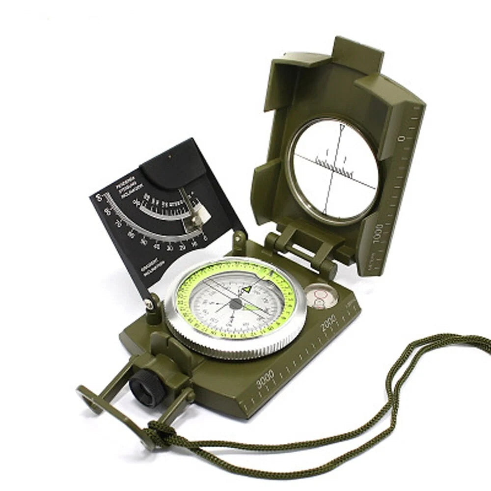 Compass | Waterproof Metal Multifunctional | Calculator & Protractor