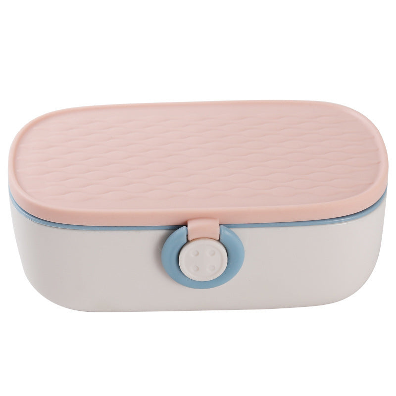 Sewing Kit | Compact Double-Layer Case | 18 Colored Threads