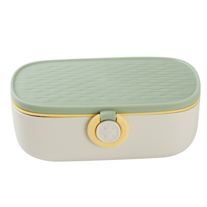 Sewing Kit | Compact Double-Layer Case | 18 Colored Threads