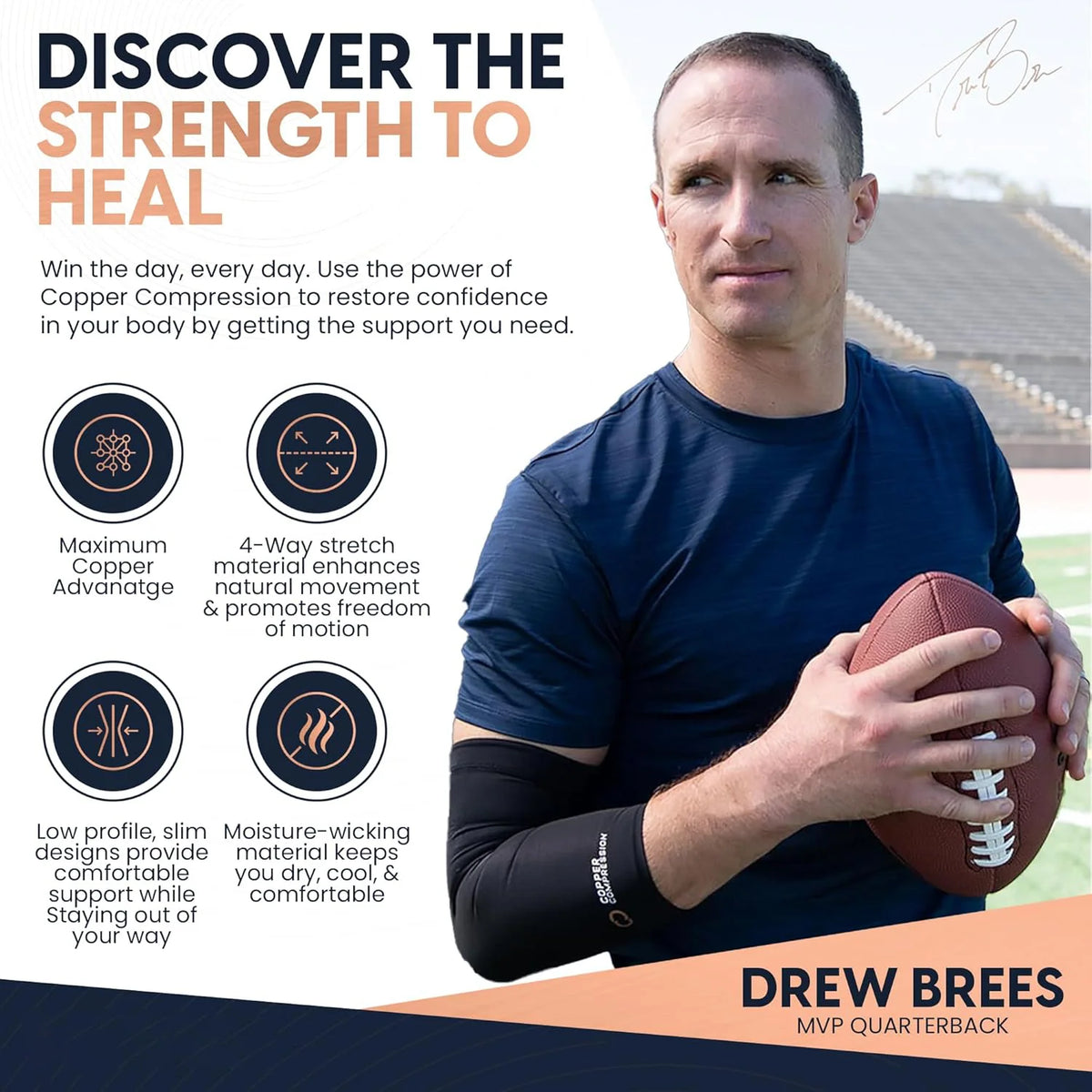 Compression Gloves | Copper-Infused Open-Finger & Non-Slip Palm