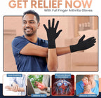 Compression Gloves | Copper-Infused Open-Finger & Non-Slip Palm