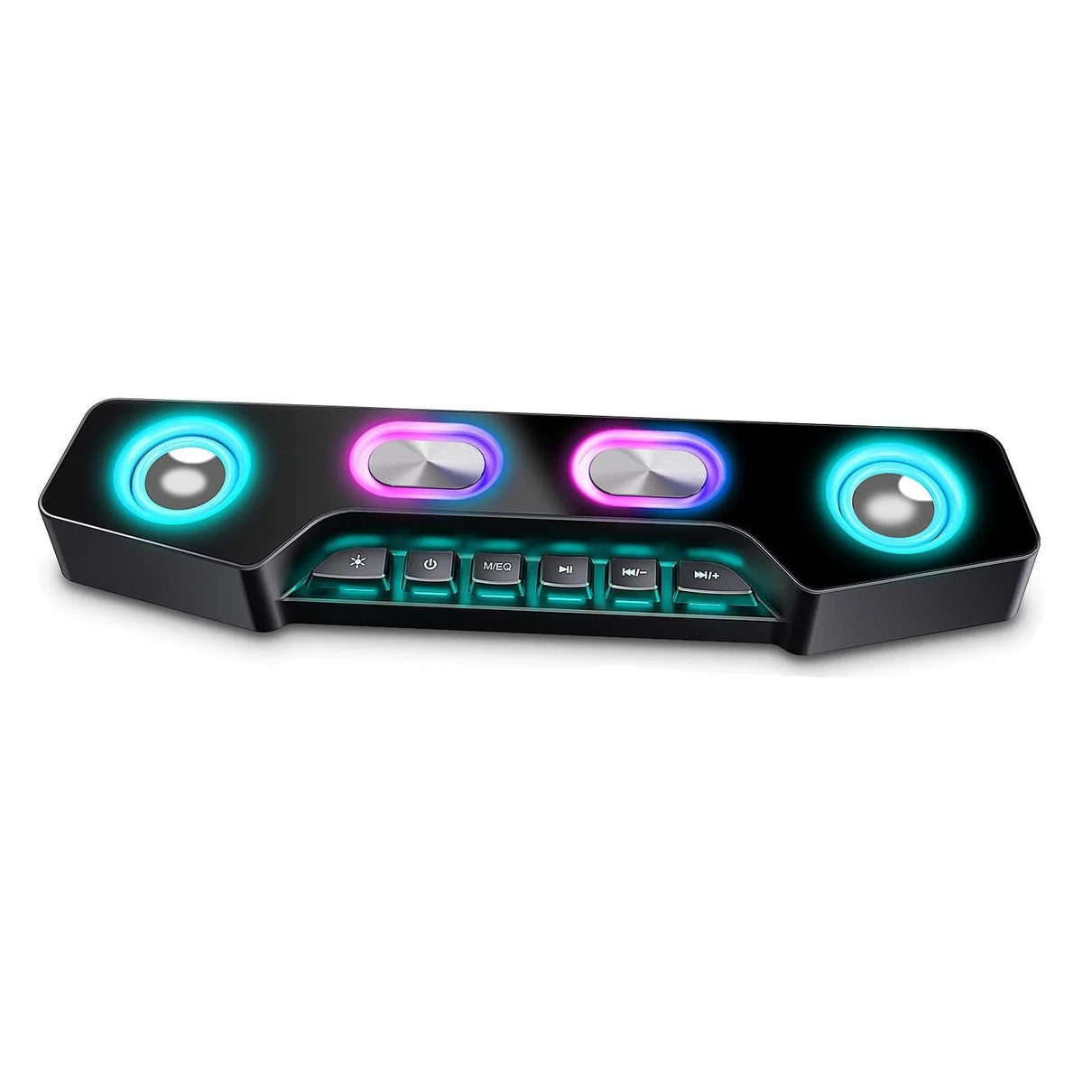Computer Speakers | Bluetooth 5.1 & Dual Drivers | RGB Lighting
