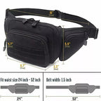 Concealed Carry Waist Pack | MOLLE-Compatible & Water-Resistant | Fits Full-Size Handgun