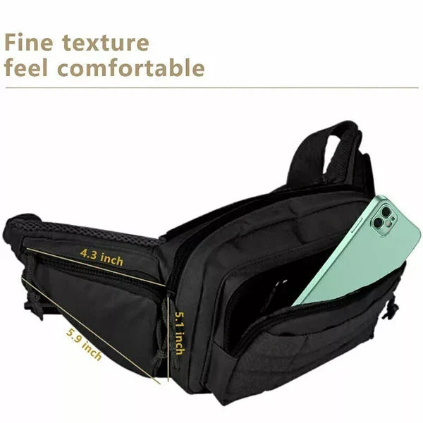 Concealed Carry Waist Pack | MOLLE-Compatible & Water-Resistant | Fits Full-Size Handgun