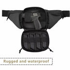 Concealed Carry Waist Pack | MOLLE-Compatible & Water-Resistant | Fits Full-Size Handgun