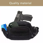 Concealed Carry Waist Pack | MOLLE-Compatible & Water-Resistant | Fits Full-Size Handgun