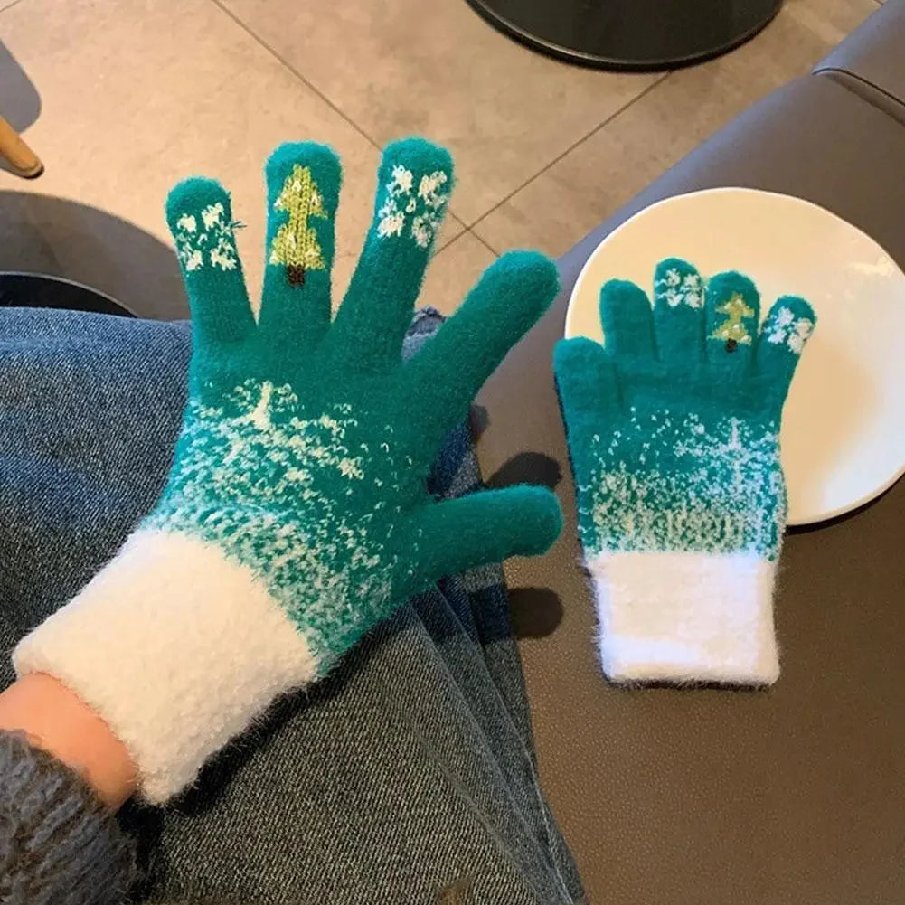 Convertible Fingerless Gloves | Fleece-Lined Knit & Fold-Back Finger Covers