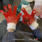 Convertible Fingerless Gloves | Fleece-Lined Knit & Fold-Back Finger Covers