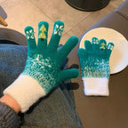 Convertible Fingerless Gloves | Fleece-Lined Knit & Fold-Back Finger Covers