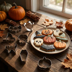 Cookie Cutter Set | Halloween Shapes & Food-Grade Stainless Steel | 7-Piece Set