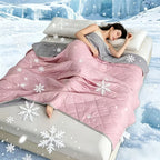 Cooling Blanket | Lightweight & Machine Washable | Geometric Pattern