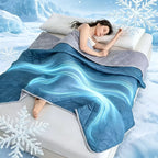 Cooling Blanket | Lightweight & Machine Washable | Geometric Pattern