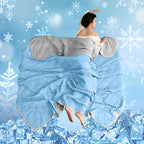 Cooling Blanket | Lightweight & Machine Washable | Geometric Pattern