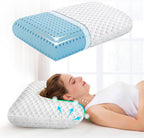 Cooling Pillow | Gel Memory Foam & Ergonomic Cervical Support