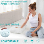 Cooling Pillow | Gel Memory Foam & Ergonomic Cervical Support