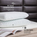 Cooling Pillow | Gel Memory Foam & Ergonomic Cervical Support