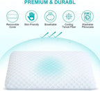 Cooling Pillow | Gel Memory Foam & Ergonomic Cervical Support