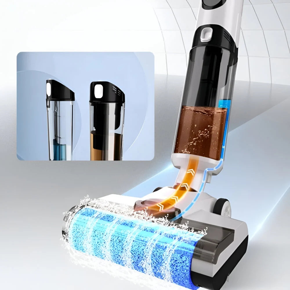 Cordless Vacuum Mop | 3-In-1 Cleaning, Self-Cleaning Brush & Dual-Tank