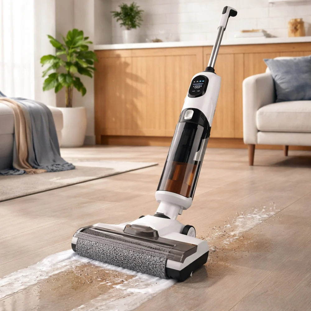 Cordless Vacuum Mop | 3-In-1 Cleaning, Self-Cleaning Brush & Dual-Tank