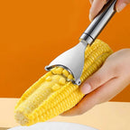 Corn Peeler | Multi-Row Serrated Blade & Ergonomic Handle | Removes 3-4 Rows