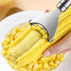 Corn Peeler | Multi-Row Serrated Blade & Ergonomic Handle | Removes 3-4 Rows
