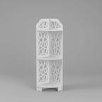 Corner Bathroom Shelf | Waterproof PVC & Space-Saving | 3-Tier