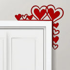 Corner Wall Art | Natural Wood & Heart-Shaped | Left & Right