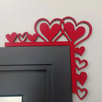 Corner Wall Art | Natural Wood & Heart-Shaped | Left & Right