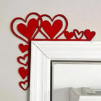 Corner Wall Art | Natural Wood & Heart-Shaped | Left & Right