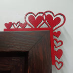 Corner Wall Art | Natural Wood & Heart-Shaped | Left & Right