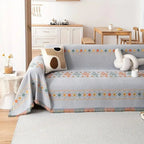 Couch Cover | Boho Tassel Microfiber Chenille & Non-Slip