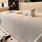 Couch Cover | Reversible Herringbone, Water-Resistant & Non-Slip Fit