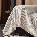 Couch Cover | Reversible Herringbone, Water-Resistant & Non-Slip Fit