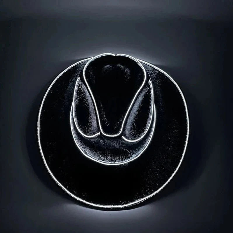 Cowboy Hat | Integrated LED Brim & Battery-Powered | Adult Size