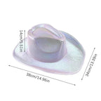 Cowboy Hat | Integrated LED Brim & Battery-Powered | Adult Size