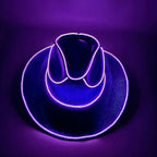 Cowboy Hat | Integrated LED Brim & Battery-Powered | Adult Size