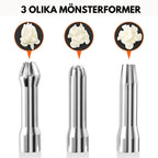 Cream Whipper | Aluminum & 3 Decorating Nozzles | 500 ml