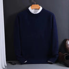 Crew Neck Sweater | Cashmere-Like Soft & Lightweight Warmth | Men's