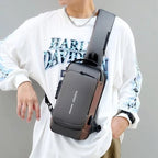 Crossbody Bag | Anti-Theft Patent Leather & USB Port