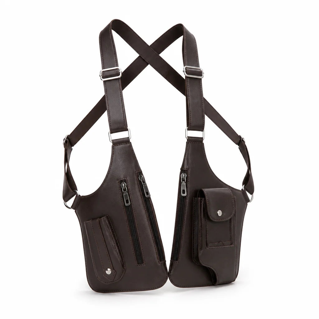 Crossbody Bag | Lightweight Water-Repellent | Hidden Zippers & Magnetic Closure