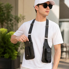 Crossbody Bag | Lightweight Water-Repellent | Hidden Zippers & Magnetic Closure