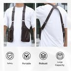 Crossbody Bag | Lightweight Water-Repellent | Hidden Zippers & Magnetic Closure