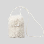 Crossbody Bag | Plush Faux Fur & Adjustable Strap