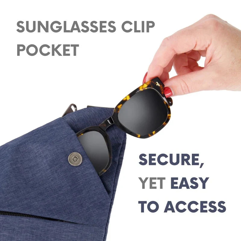 Crossbody Bag | Structured & Concealed Closures | Tablet-Compatible