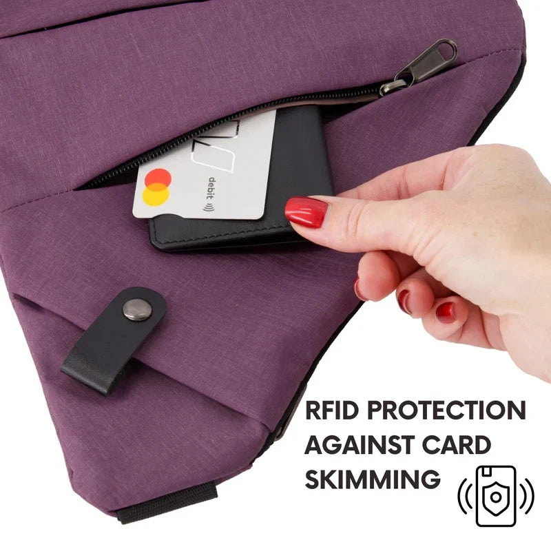 Crossbody Bag | Structured & Concealed Closures | Tablet-Compatible