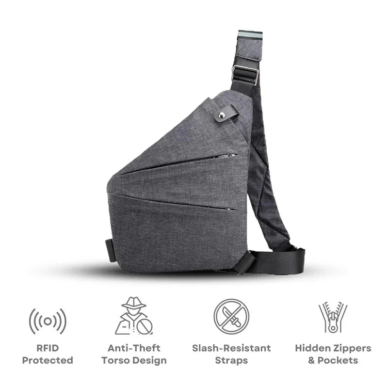 Crossbody Bag | Structured & Concealed Closures | Tablet-Compatible