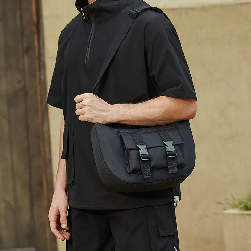 Crossbody Bag | Weather-Resistant Fabric & Multiple Pockets