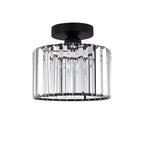 Ceiling Light | Crystal Prism Semi-Flush Design | 22 cm